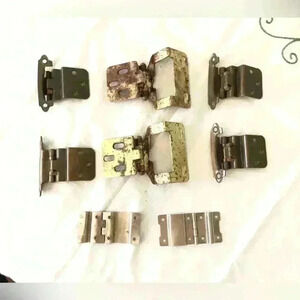 vtg lot of 8 door hinges